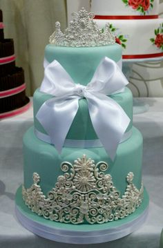 Tiffany Inspired Wedding Cake Tiffany Inspired Wedding Cake