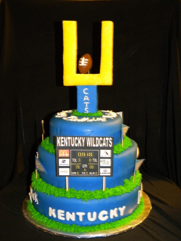 University of Kentucky Football Birthday Cake