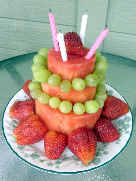 Watermelon and Fruit Cake