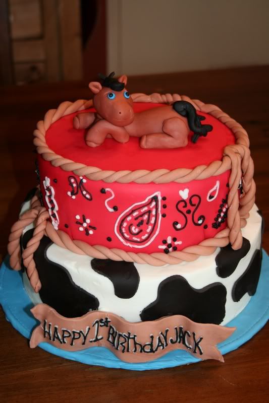 Western Birthday Cake