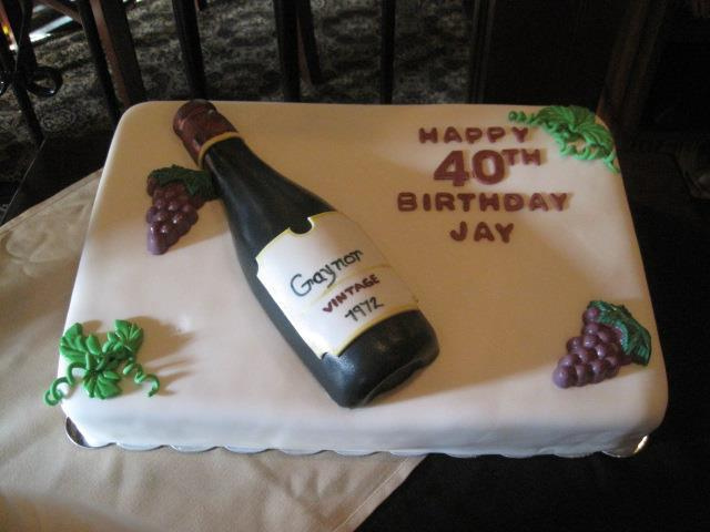 Wine Themed Cake