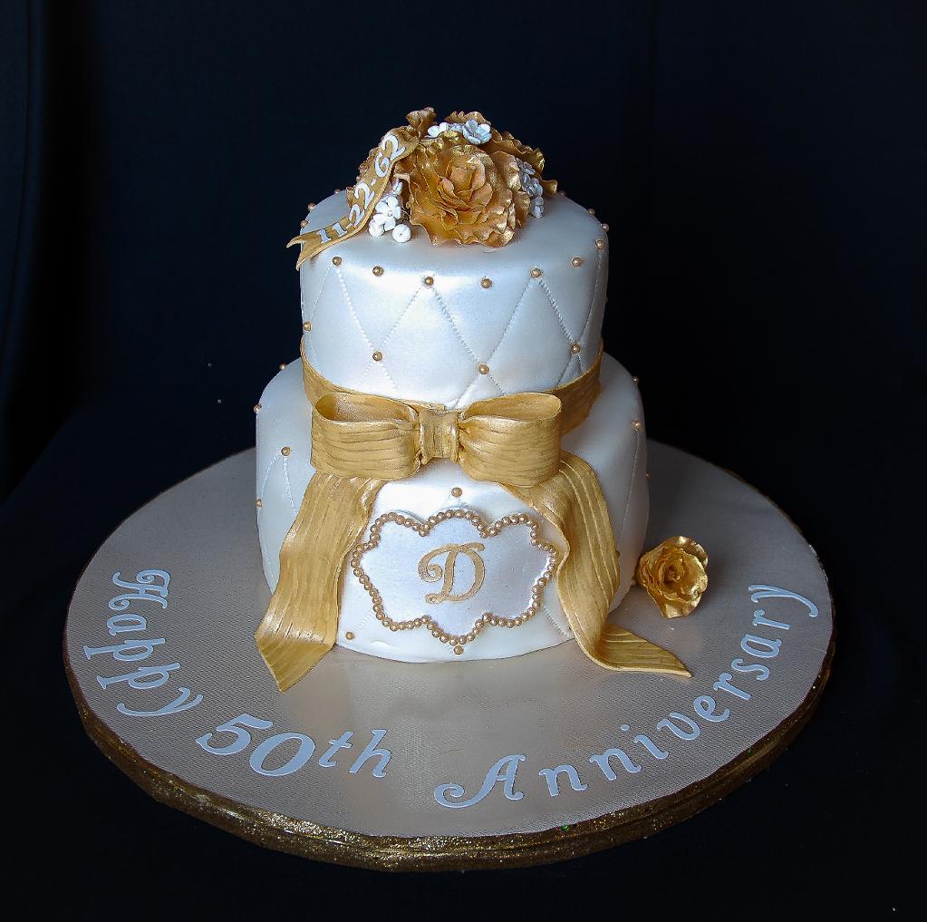 50th Anniversary Cake Decorating Ideas