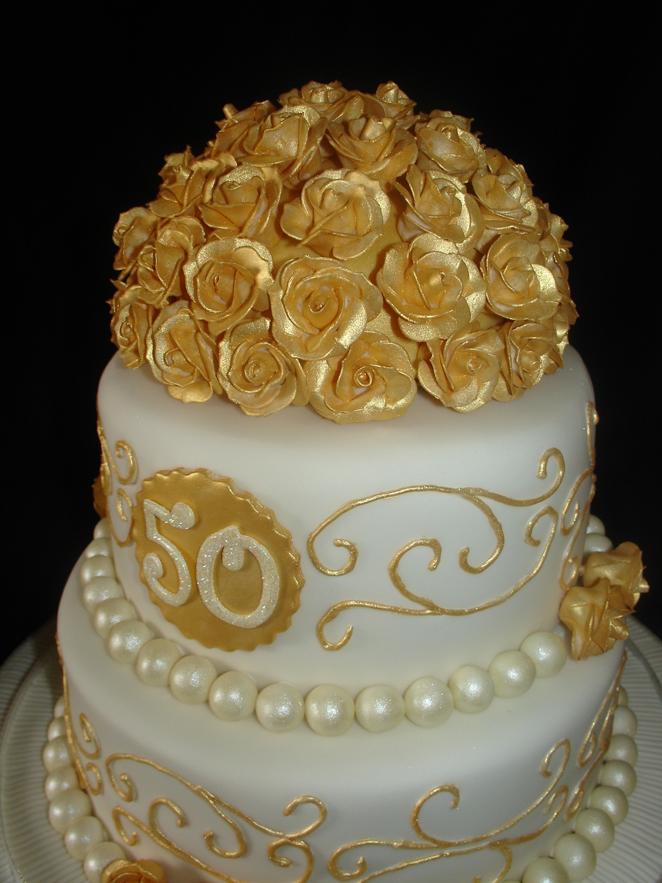 50th Wedding Anniversary Cake