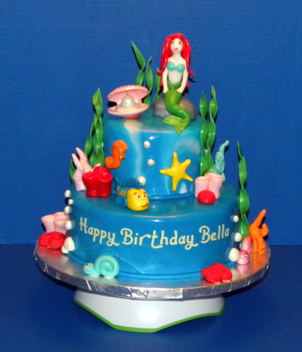Ariel Little Mermaid Cake Ideas