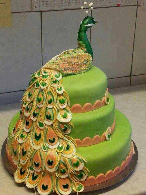 Awesome Peacock Cake