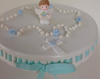 Boy Baptism Cake Toppers Boy Baptism Cake Toppers