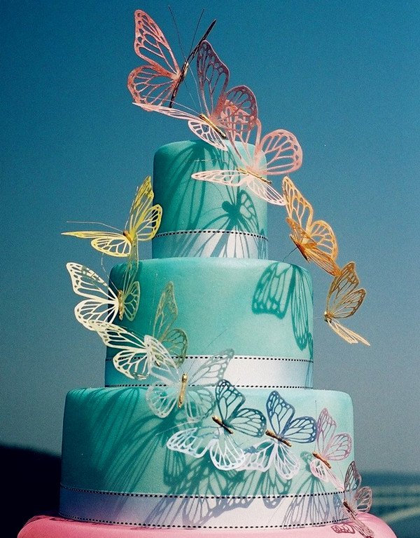 12 butterfly themed wedding