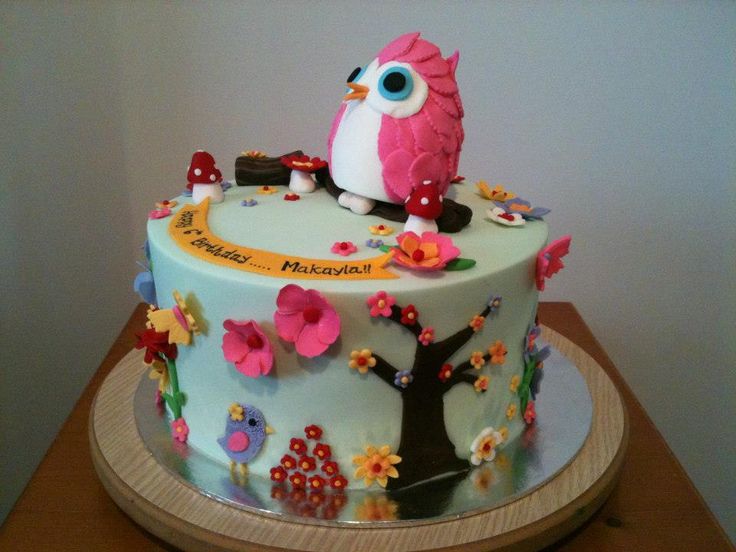Cakes Decorated Like Owls