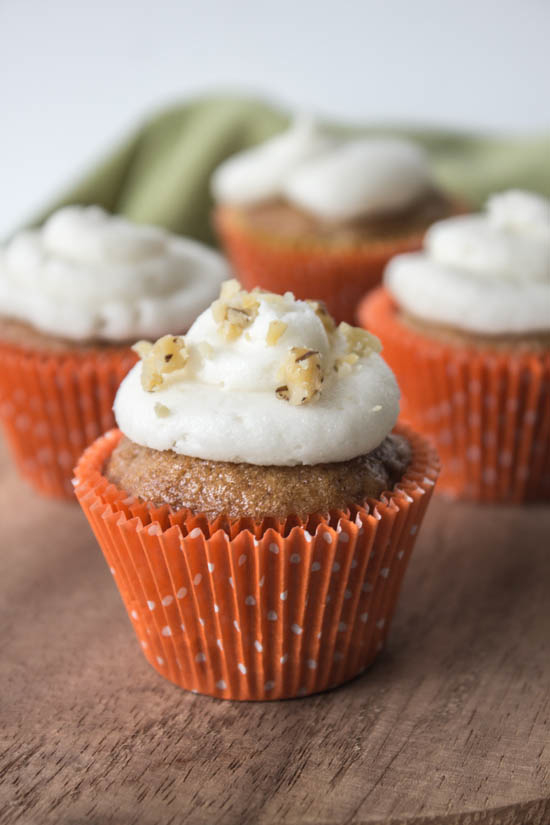 Carrot Cupcakes with Cream Cheese Frosting Carrot Cupcakes with Cream Cheese Frosting