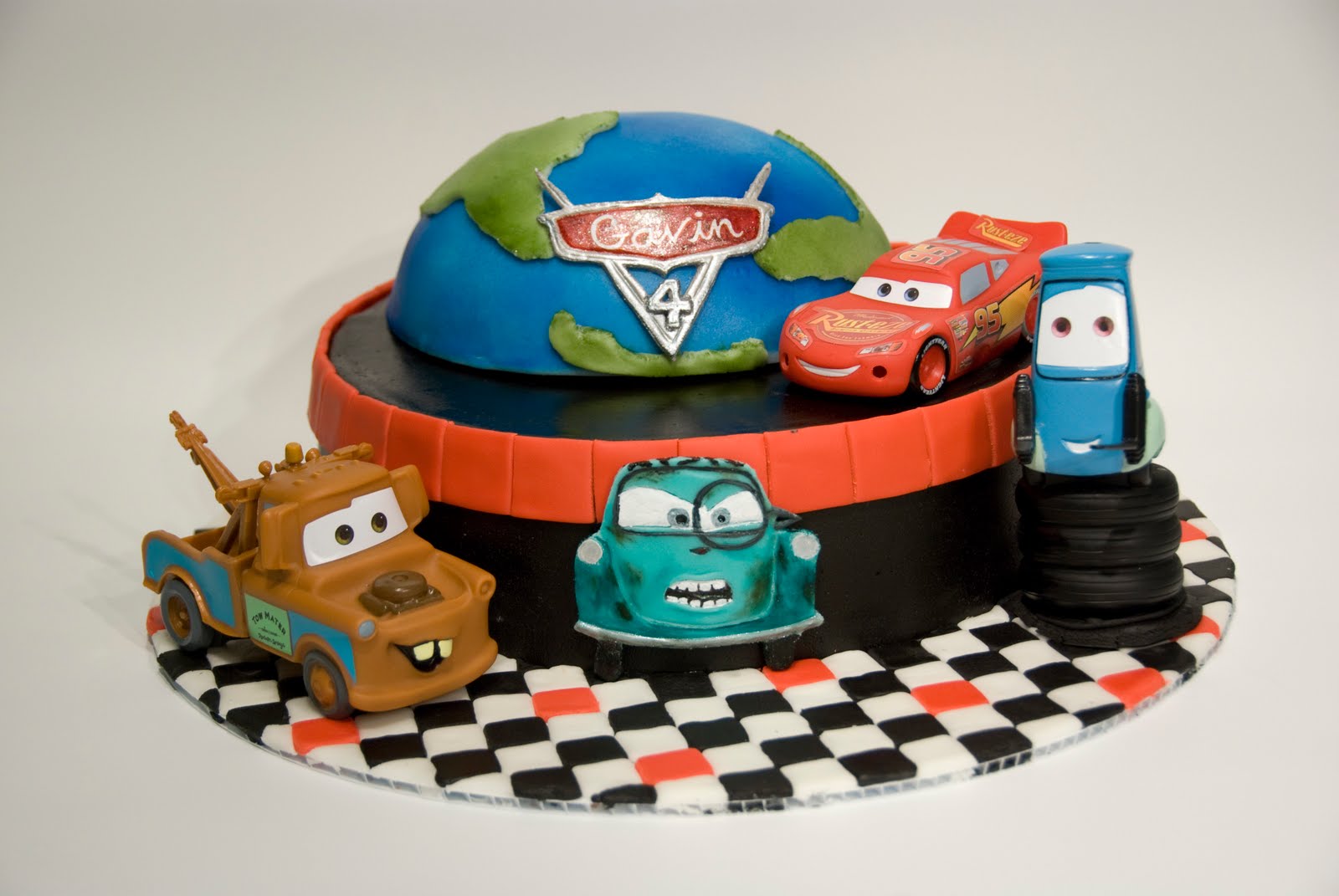 Cars 2 Birthday Cake