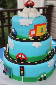 11 Photos of Baby Cakes With Trucks 11 Photos of Baby Cakes With Trucks