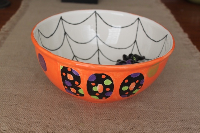 Ceramic Halloween Candy Bowl