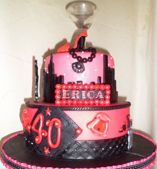 Cocktail Glass Birthday Cake Cocktail Glass Birthday Cake