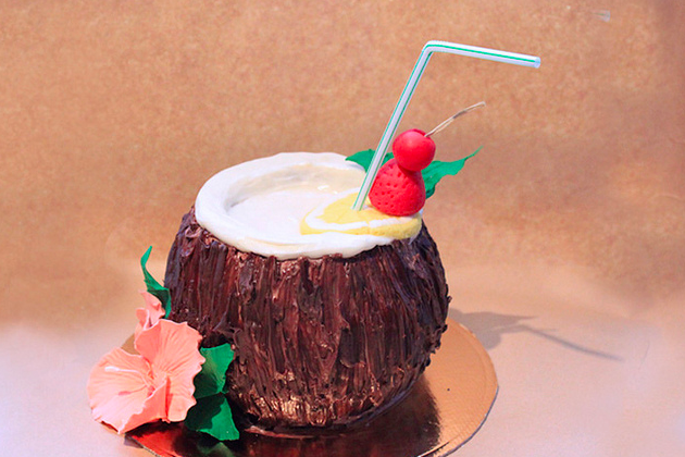Cocktail Themed Cake Cocktail Themed Cake