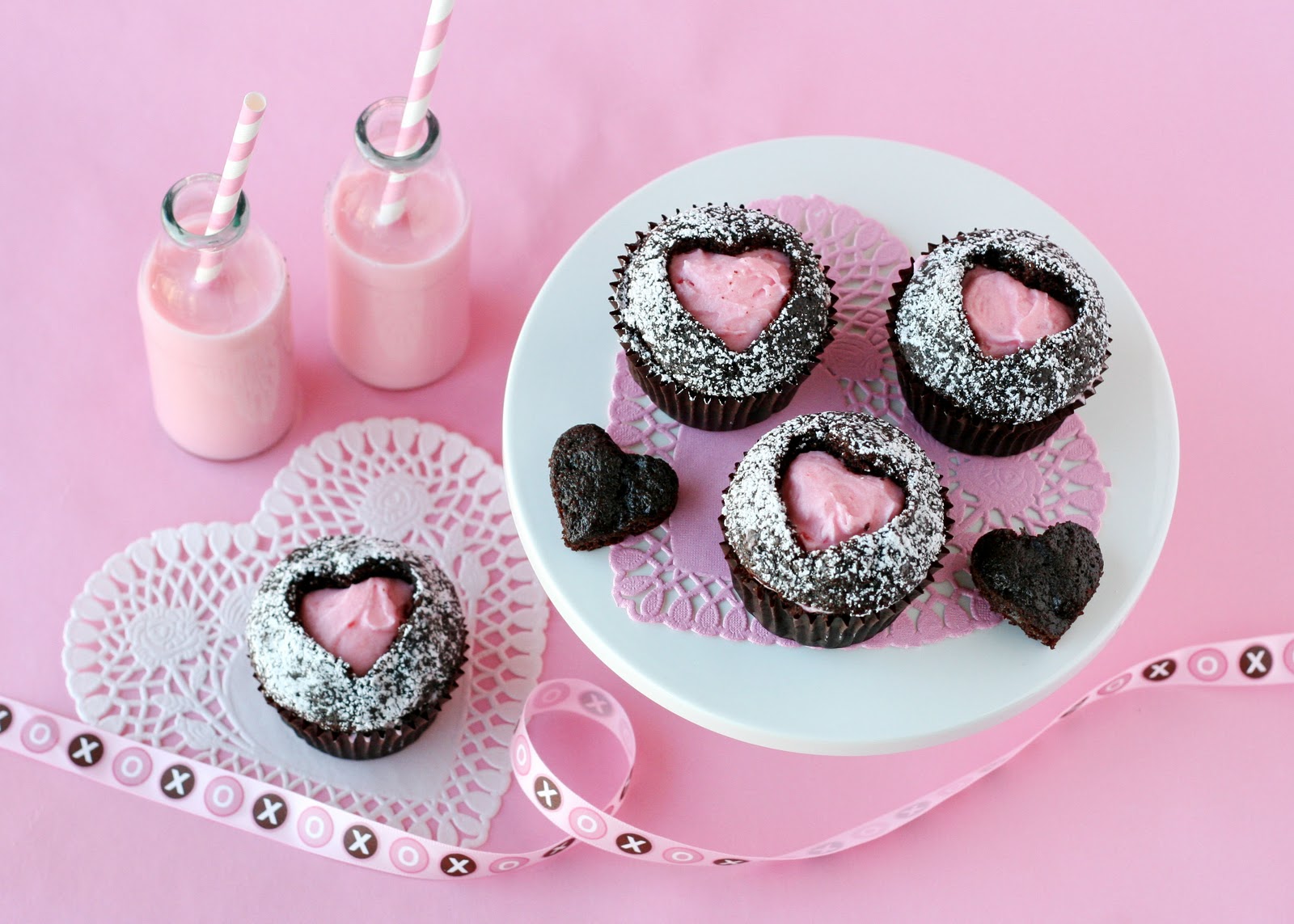 Cute Easy Valentine Cupcakes