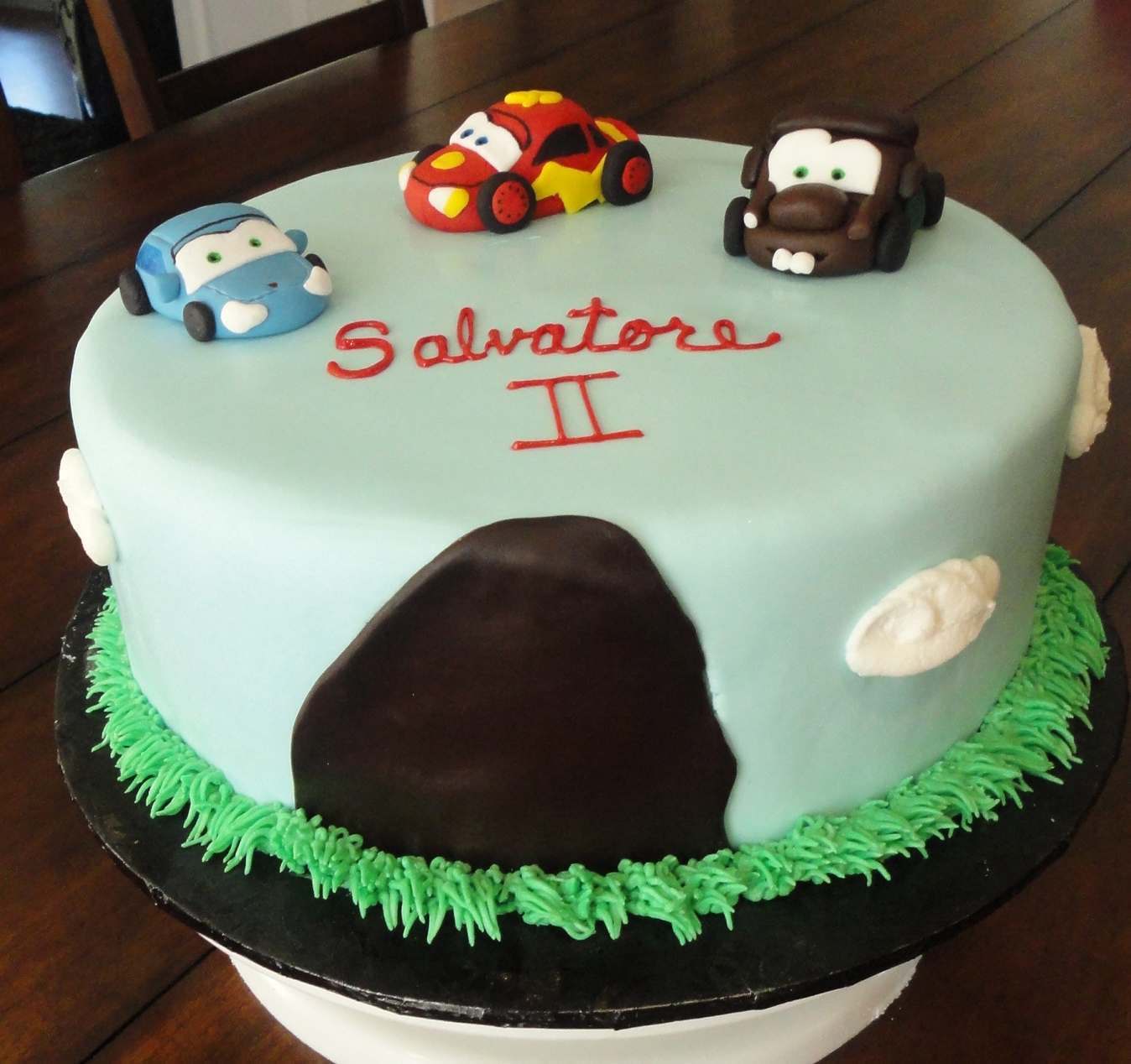Disney Cars 2 Cupcake Cake
