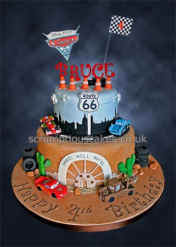 Disney Pixar Cars Birthday Cake Disney Pixar Cars Birthday Cake
