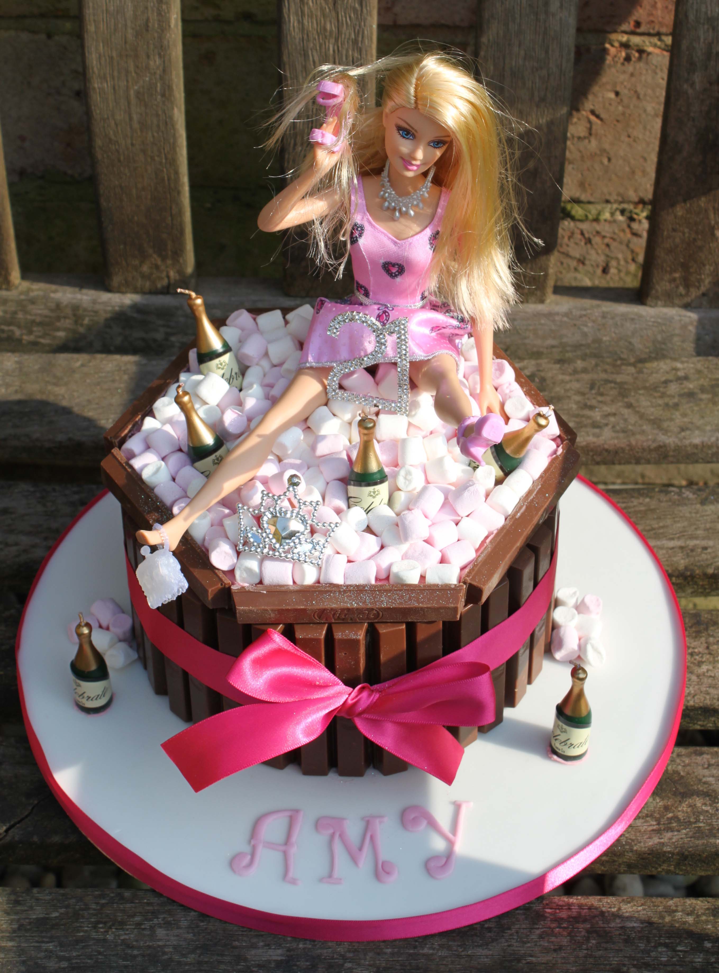 Drunk Barbie Birthday Cake Drunk Barbie Birthday Cake