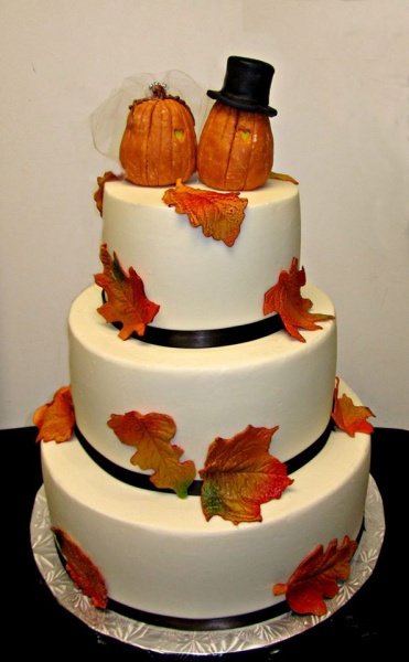 Fall Wedding Cake Fall Wedding Cake