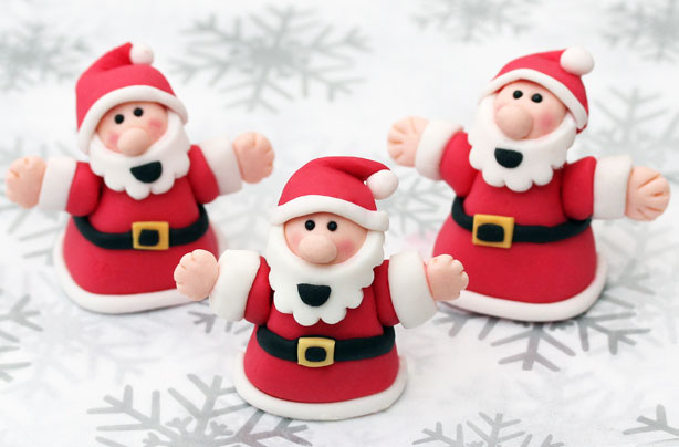 Fondant Christmas Cake Decorations Fondant Christmas Cake Decorations