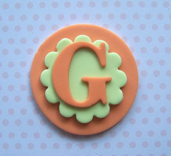 Fondant Letter Cake Toppers Fondant Letter Cake Toppers