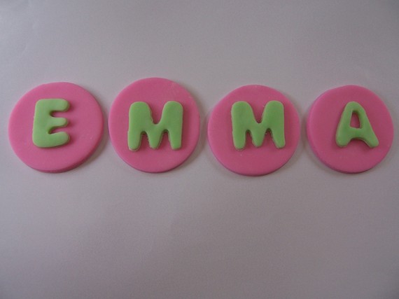 Fondant Letter Cake Toppers Fondant Letter Cake Toppers