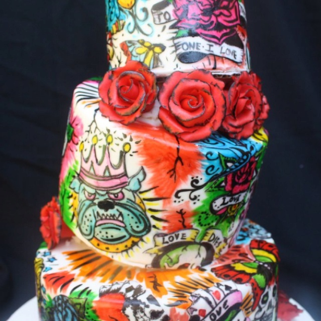 Graffiti Cake