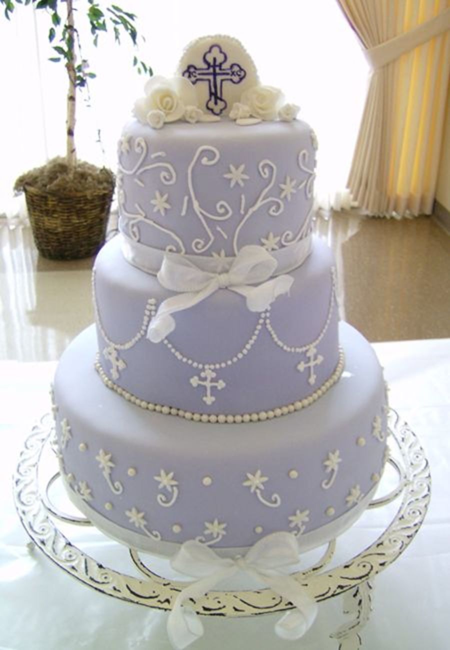 Greek Baptism Cake Greek Baptism Cake