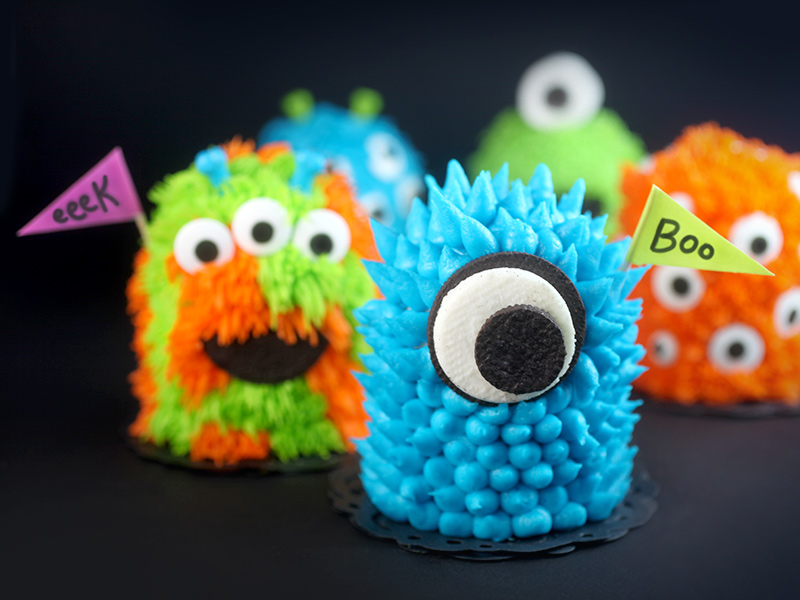 10 Photos of Mini Monster Cakes 10 Photos of Mini Monster Cakes
