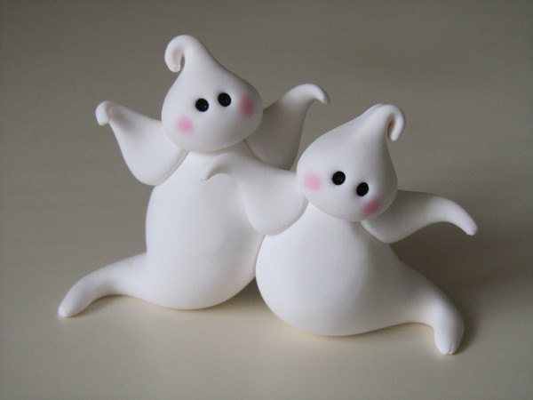 Halloween Polymer Clay Ghost Halloween Polymer Clay Ghost