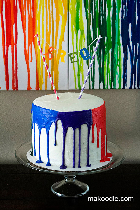 Happy Birthday Artist Cake