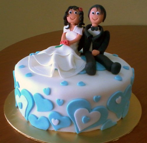 Happy Wedding Anniversary Cakes