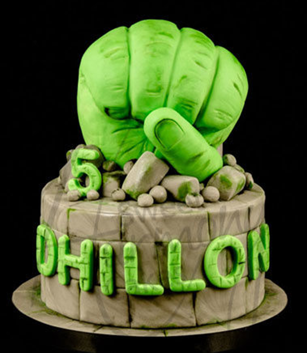 Incredible Hulk Cake