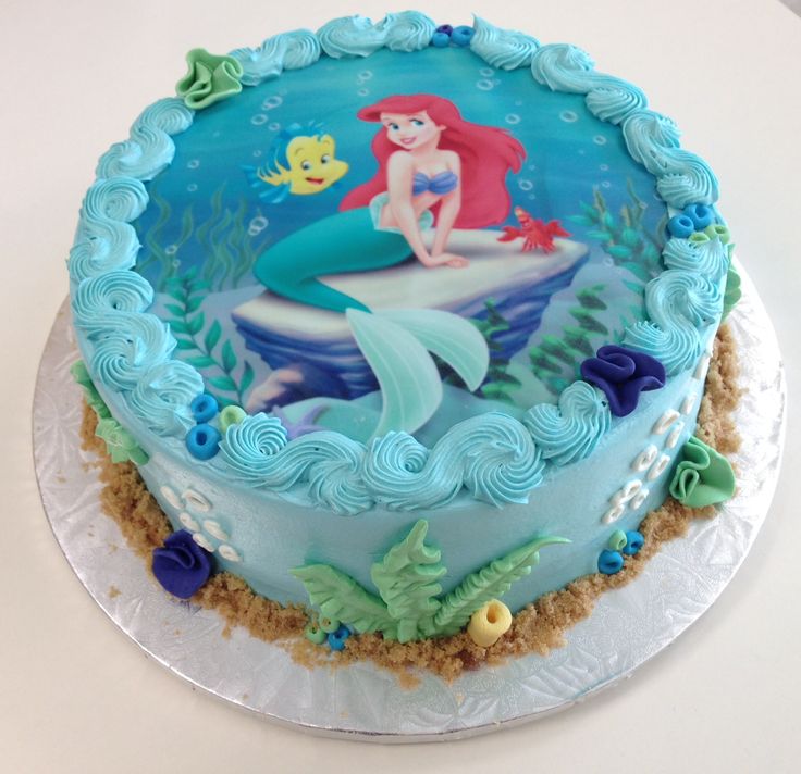 Little Mermaid Birthday Cake