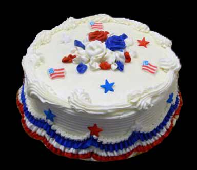 Memorial Day Cupcake Cake