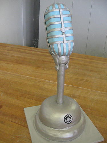 Microphone Cake