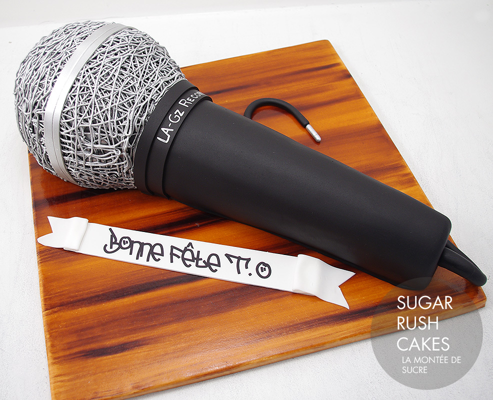 Microphone Cake