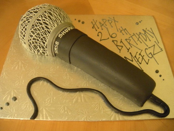 Microphone Cake Microphone Cake