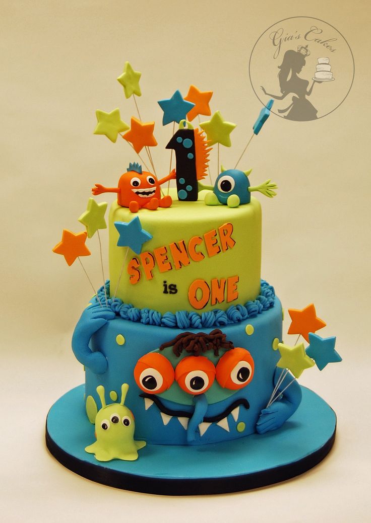 Monster Birthday Party Cake Monster Birthday Party Cake