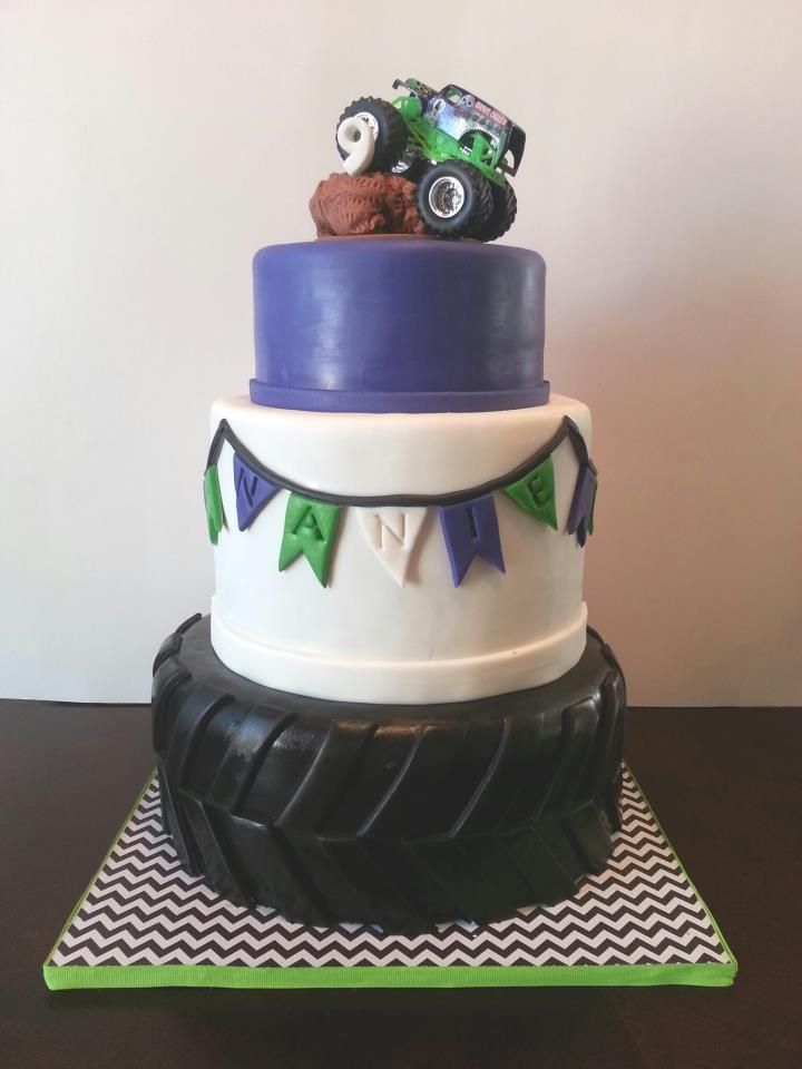 Monster Truck Birthday Cake Monster Truck Birthday Cake