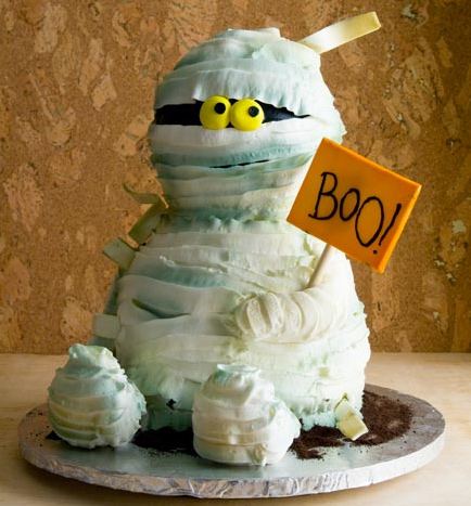 Mummy Halloween Cake Ideas