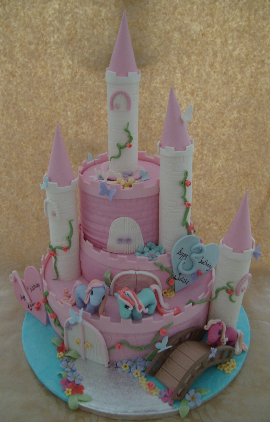My Little Pony Castle Cake My Little Pony Castle Cake