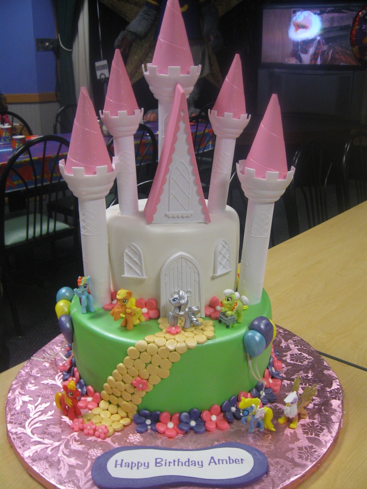 My Little Pony Castle Cake My Little Pony Castle Cake