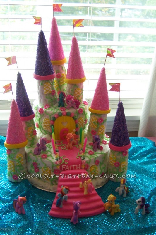 My Little Pony Castle Cake My Little Pony Castle Cake