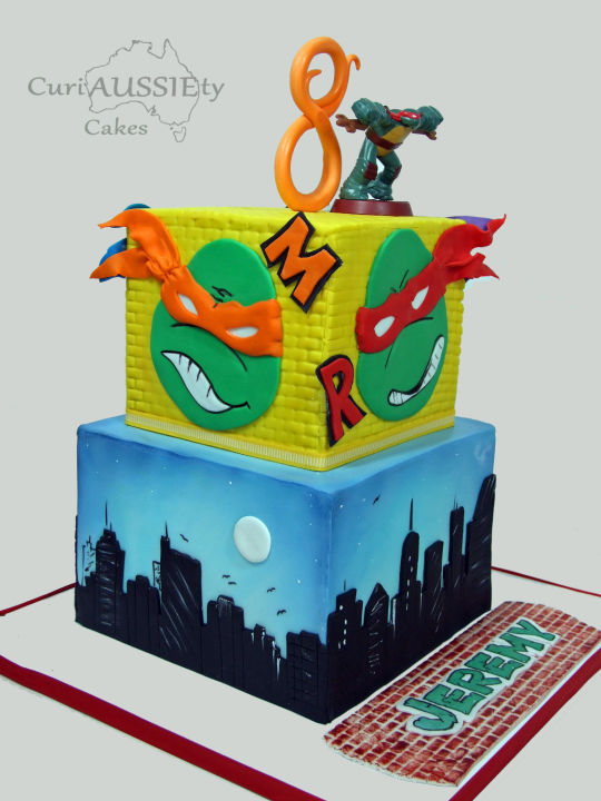 Ninja Turtle Birthday Cake