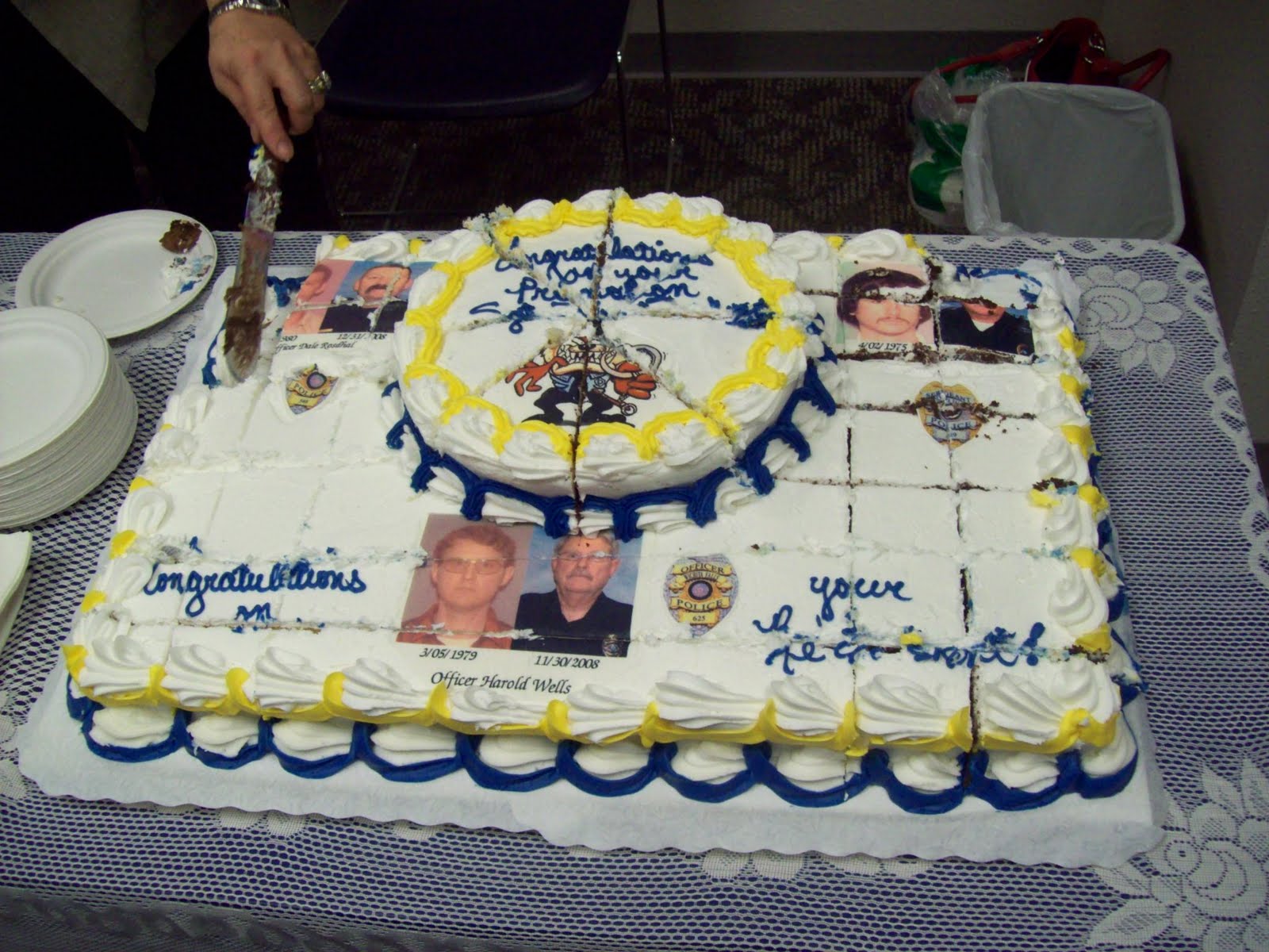 Police Dispatcher Retirement Cake