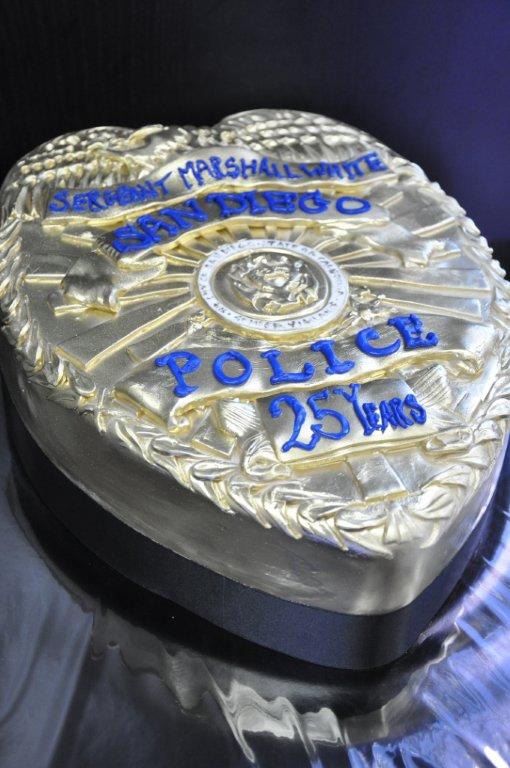 Police Officer Retirement Cake Ideas