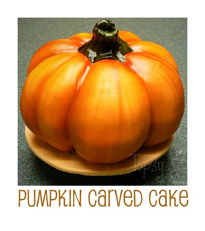 Pumpkin Fondant Cake Pumpkin Fondant Cake