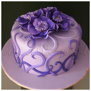 Single Layer Birthday Cake Single Layer Birthday Cake