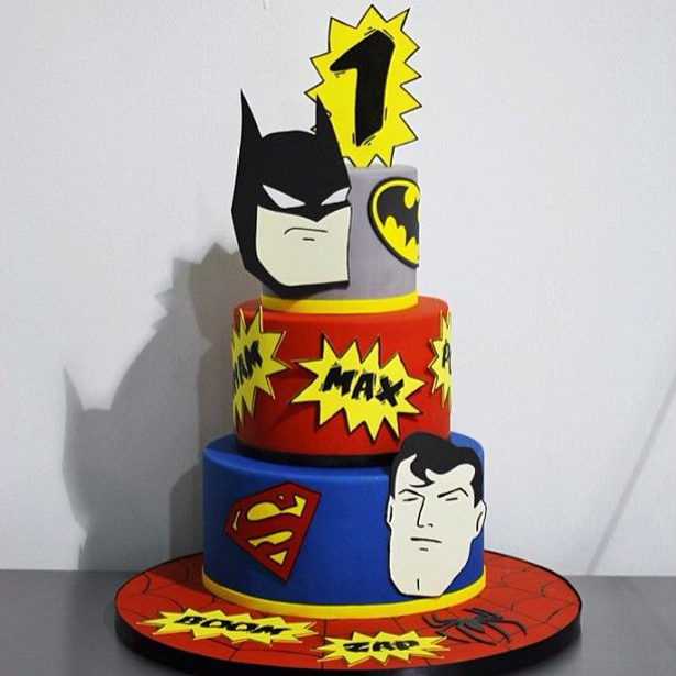 Superman vs Batman Cake Superman vs Batman Cake
